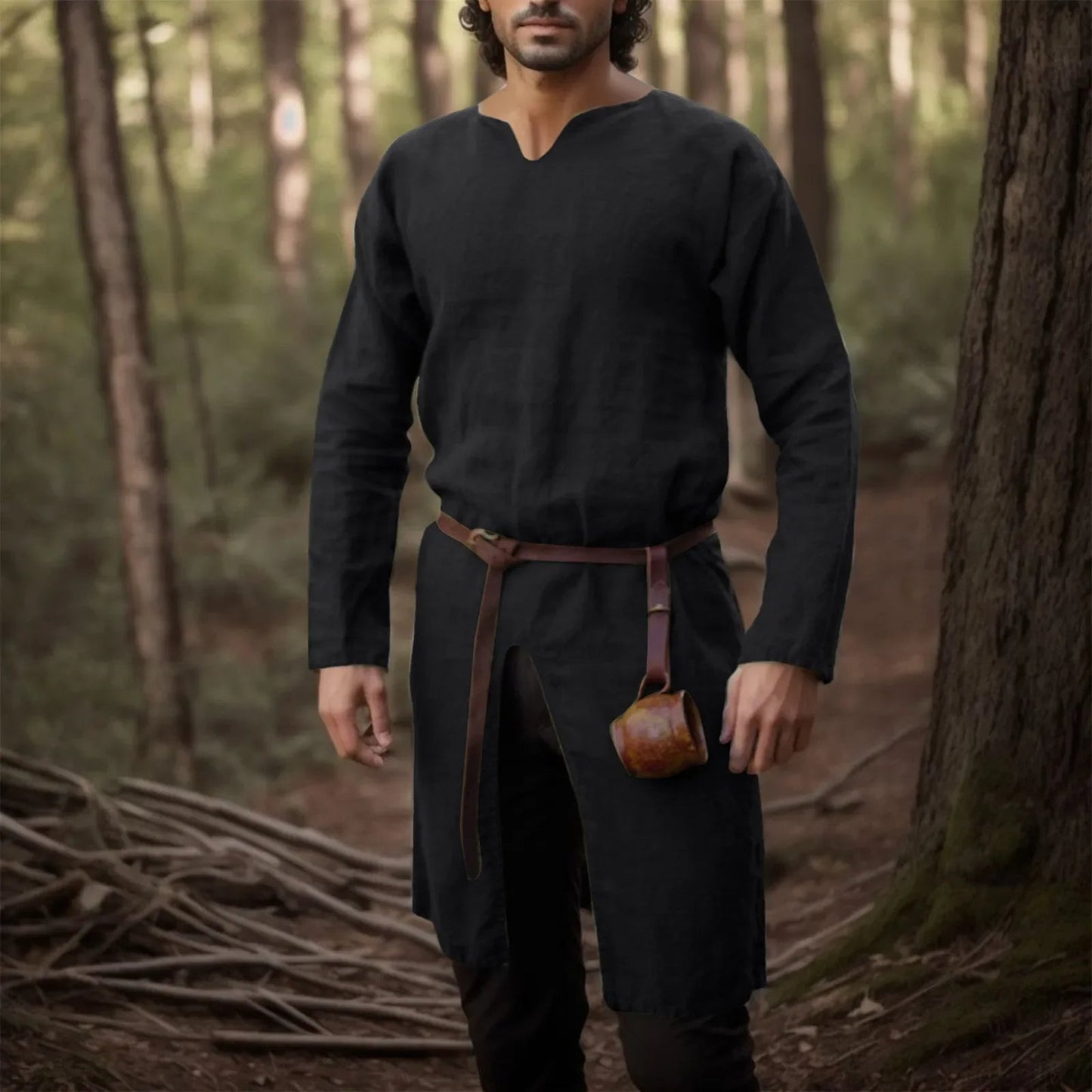 Túnica Medieval de Lino