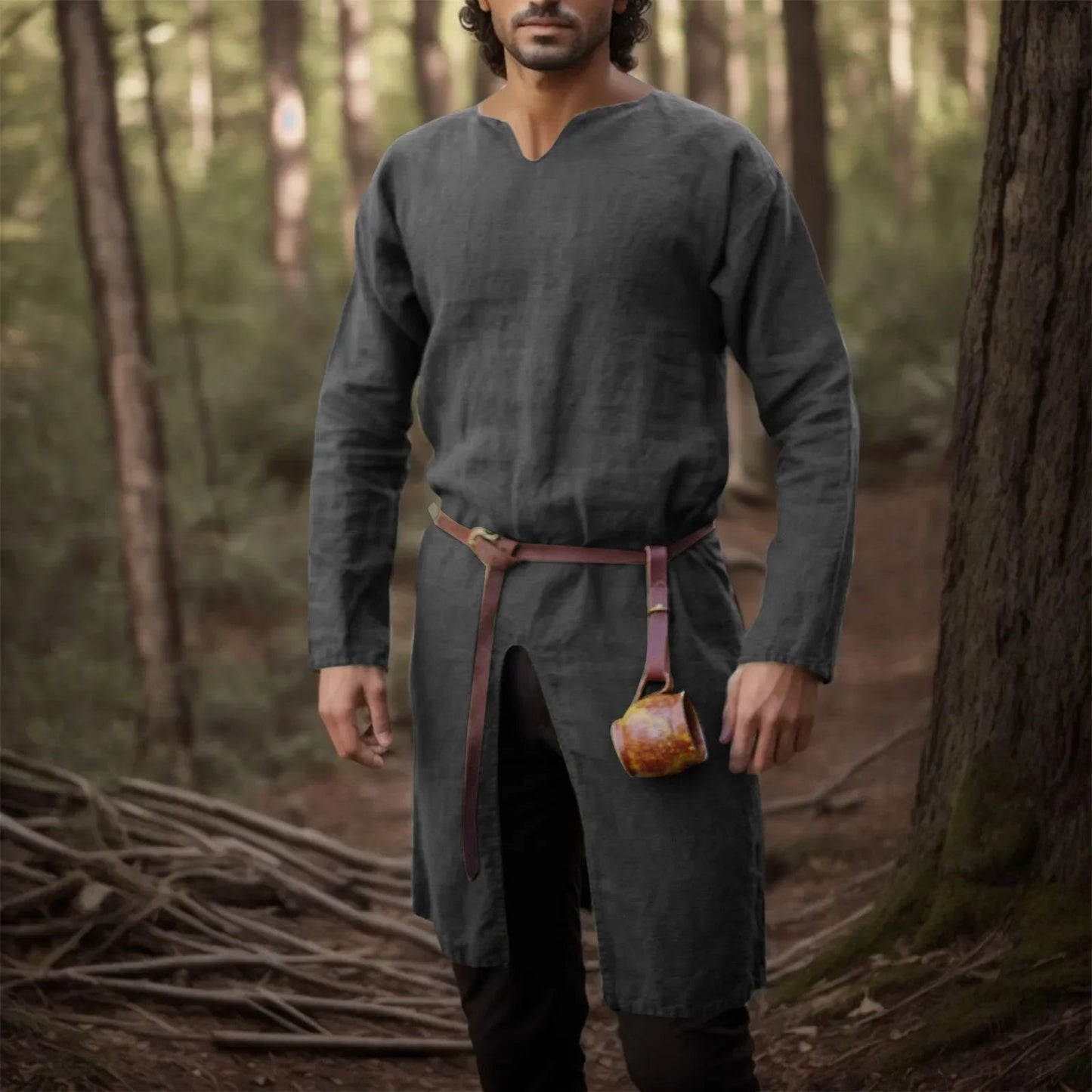 Túnica Medieval de Lino